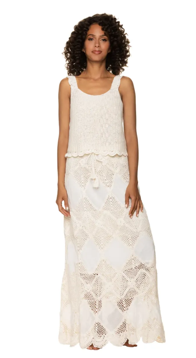 Scallop Crochet Tank